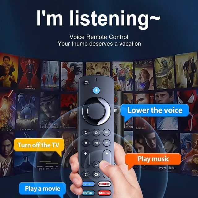 Alt view image 8 of 10 - WDZP New ERF3C84T(1344) Vioce Replacement Remote Control fit for Hisense tv 43C350NU 50C350NU 65C350NU 55C350NU