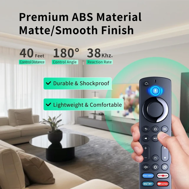 Alt view image 10 of 10 - WDZP New ERF3C84T(1344) Vioce Replacement Remote Control fit for Hisense tv 43C350NU 50C350NU 65C350NU 55C350NU