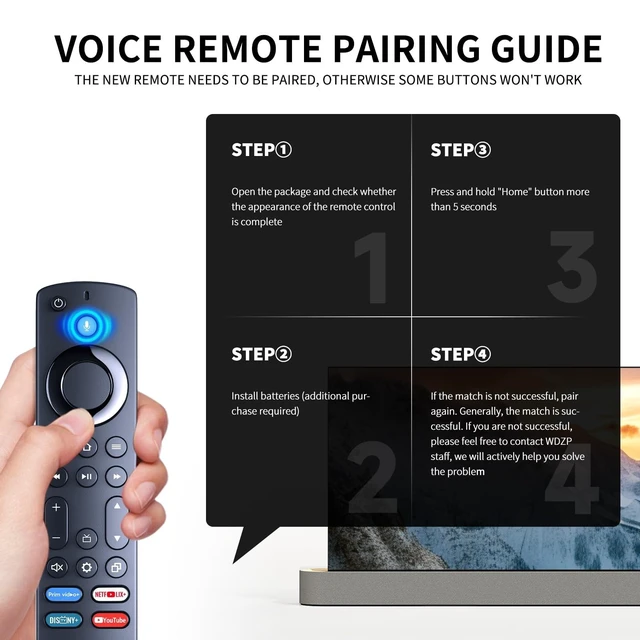 Alt view image 9 of 10 - WDZP New ERF3C84T(1344) Vioce Replacement Remote Control fit for Hisense tv 43C350NU 50C350NU 65C350NU 55C350NU