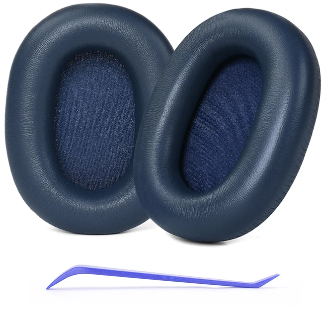 Alt view image 6 of 10 - Defean XM6 Lambskin Ear Pads Replacement Ear Cushions Compatible with Sony WH-1000XM6 Wireless Headphones,Softer Lambskin, Noise Isolation Foam (Blue)