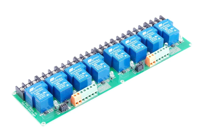 Alt view image 8 of 10 - KANCRO 8-Channel Relay Module High/Low Level Triggering Optocoupler Isolation Load 30A DC 30V / AC 250V for PLC Automation Control, Industrial System Control(DC 12V 8-Channel)