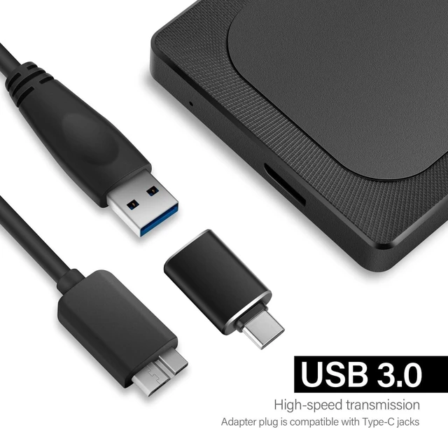 Alt view image 9 of 10 - Aiolo Innovation 320GB External Hard Drive Ultra Slim Portable HDD-USB 3.0 for PC, Mac, Laptop, PS4, Xbox one,Xbox 360 HD-A4