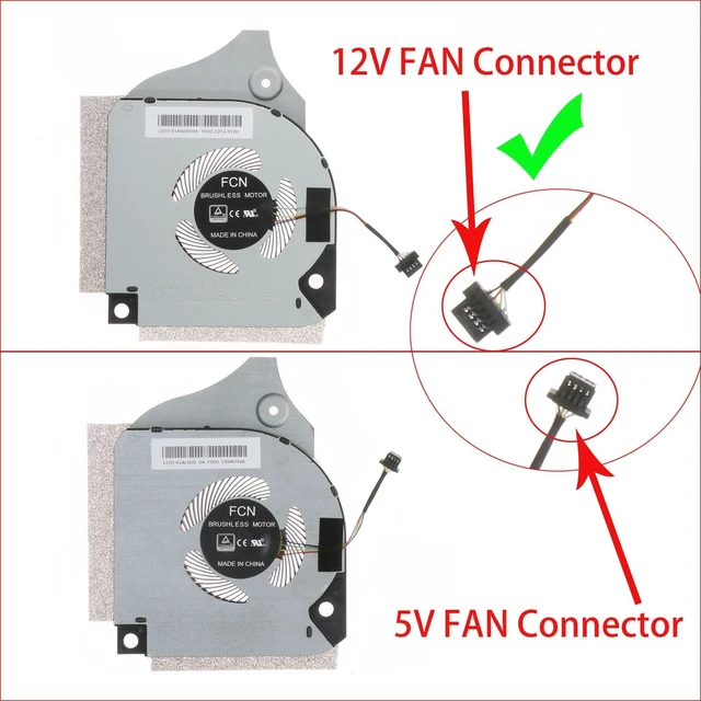 Alt view image 7 of 10 - CPU+GPU Cooling Fan for DELL INSPIRON G5-5590 G7-7590 12V 006KT2 09THTN