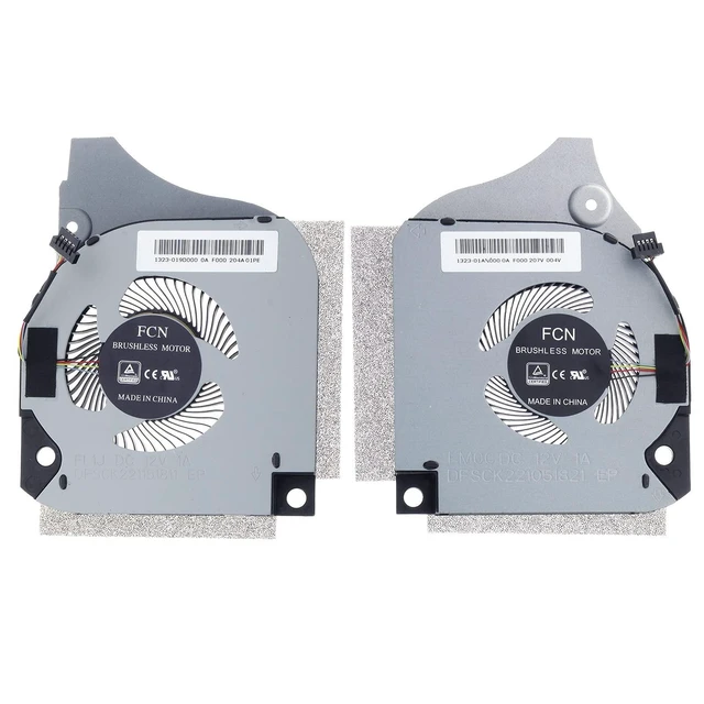 Alt view image 6 of 10 - CPU+GPU Cooling Fan for DELL INSPIRON G5-5590 G7-7590 12V 006KT2 09THTN