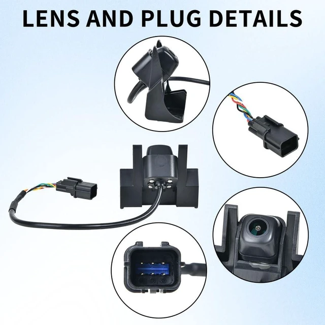 Alt view image 7 of 10 - Rear View Backup Camera Fits for Hyundai Sonata 2018-2019 Park Assist Camera Replaces 95760-C1600 95760C1600