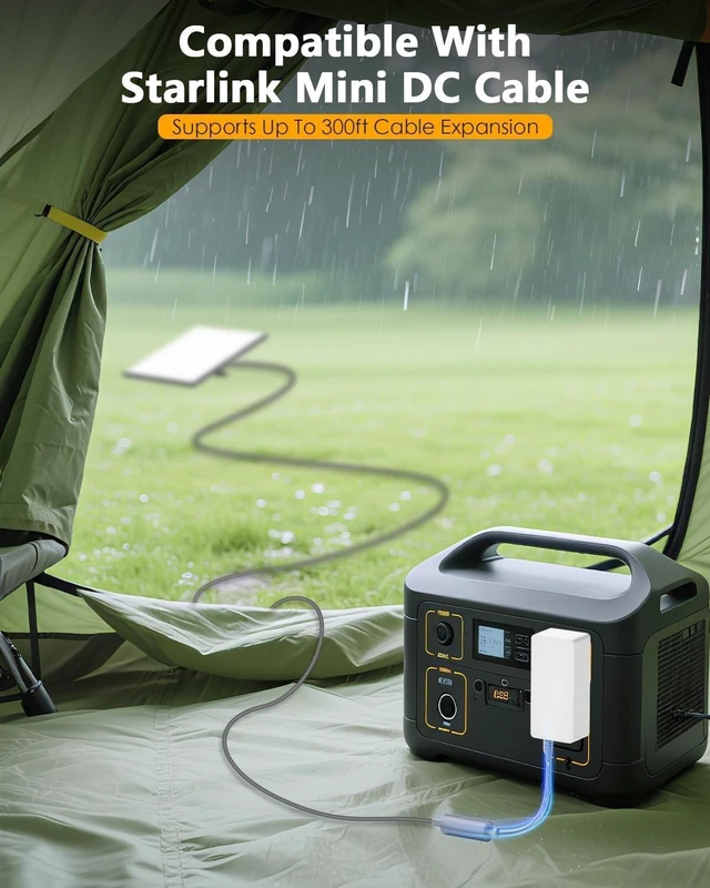 Alt view image 8 of 10 - for Starlink Mini Power Supply Fast Charger UL Listed 30V 2A 60W AC Adapter Wall Charger Starlink Mini Accessories Compatible with Starlink DC Power Cable (Not Included)