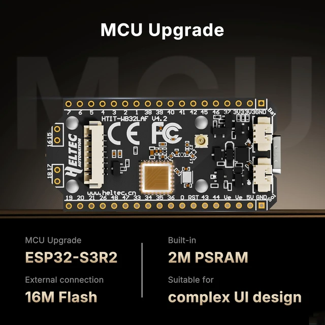 Alt view image 7 of 10 - Heltec ESP32 LoRa 32 V4 Development Board with OLED Display Upgraded ESP32 S3 SX1262 27dBm High Power Chip for WiFi Meshtastic IoT Devices Arduino Smart Home and Wireless Communication