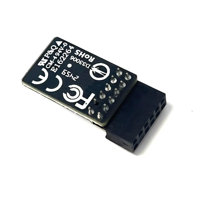 Alt view image 9 of 10 - TPM 2.0 Module GC-TPM2.0_S LPC 12Pin with SLB9665 for Gigabyte B360 HD3,B360 HD3P,B360 Gaming 3 WiFi,B360M Gaming HD,B360M D2V,B360M D3V,B360M HD3,B360M DS3H,B360M D3H GSM,B360M Power