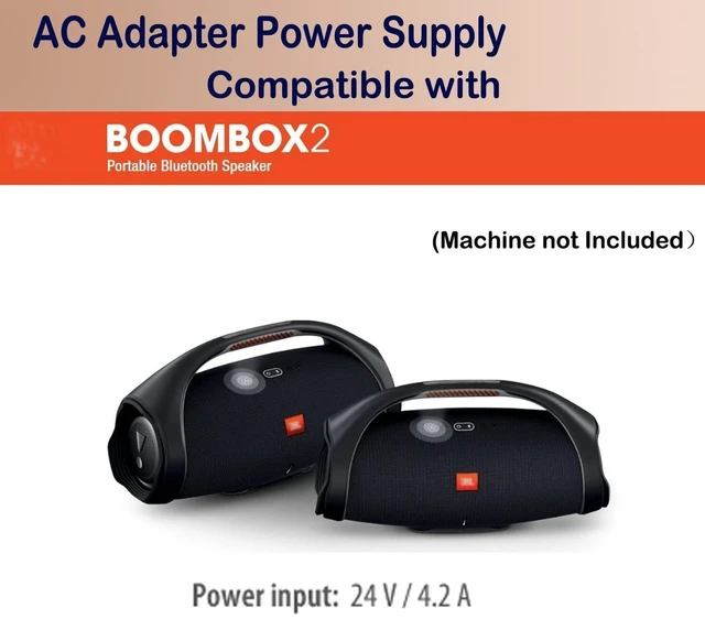 Alt view image 7 of 10 - Metasources 24V AC/DC Adapter Compatible with JBL Boombox 2 Boombox2 by Harman Wireless Portable Bluetooth Speaker Input 24 V DC 4.2A Power Supply Cord Charger