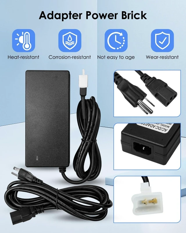 Alt view image 9 of 10 - Upgrade KIT0480 Adapter Power Brick, 20V 4.5A AC/DC Switching Power Supply Cord Cable Fit for Century Ironwood Traeger Pro Redland Silverton Timberline Grilles, Battery Charger Replace ELE143