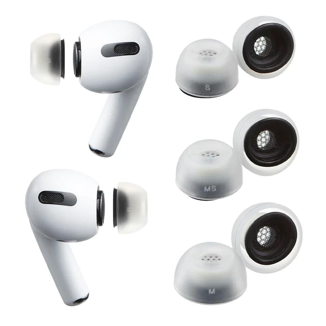 Alt view image 6 of 10 - AZLA MAX for Airpods Pro 1st & 2nd Gen (S/MS/M) Airpod Pro Ear Tip Replacement Airpod Pro Tips with Premium Silicone, Airpod Ear Tips