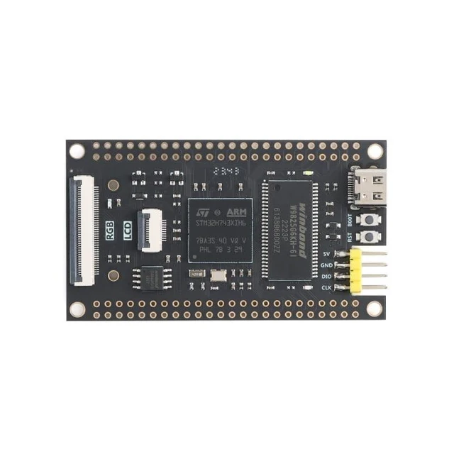 Alt view image 7 of 8 - EC Buying STM32H743XIH6 STM32 Development Board 16 bit SDRAM Core Board STM32H743 System Board Learning Board 2MB Flash 1M SRAM USB Type-C
