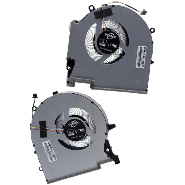 Alt view image 6 of 10 - Deal4GO 9.6W CPU & GPU Graphics Cooling Fan M57139-001 Replacement for HP OMEN 17-CK 17-CM 17-CK0000 17-CK1010NR