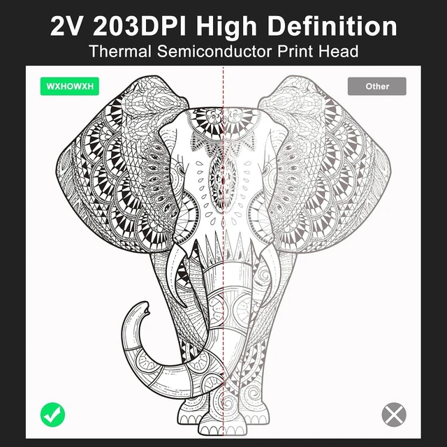 Alt view image 9 of 12 - 2026 New Tattoo Stencil Printer for Tattoo Artists&Beginners,termocopiadora Tattoo Machine with 3 pcs of Tattoo Transfer Paper,Portable Wireless Bluetooth Printer Compatible with Phone&PC