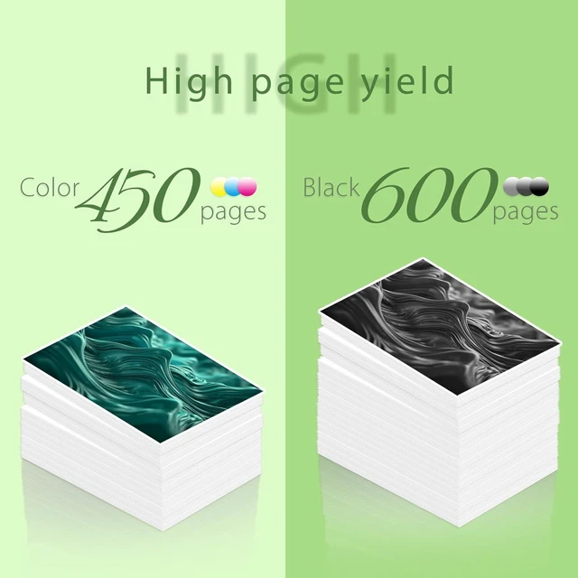 Alt view image 9 of 14 - 64 64XL Ink Cartridge Combo Pack Replacement for Ink 64 for 64xl Black Ink Cartridge for 64 Ink use with Envy Photo 7855 Ink cartridges 7200 7455 7858 7900 Printer (1BK+1C)