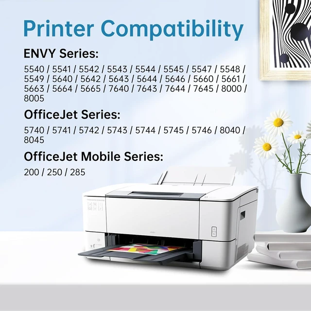 Alt view image 9 of 14 - 62XL Ink Cartridges Black and Color Replacement for Ink 62XL Ink Cartridges Combo Pack for Ink 62 Fit for Envy 7640 5660 7645 7644 5540 OfficeJet 5746 5740 8040 250 200 Printer Ink 62 XL(2 Pack)