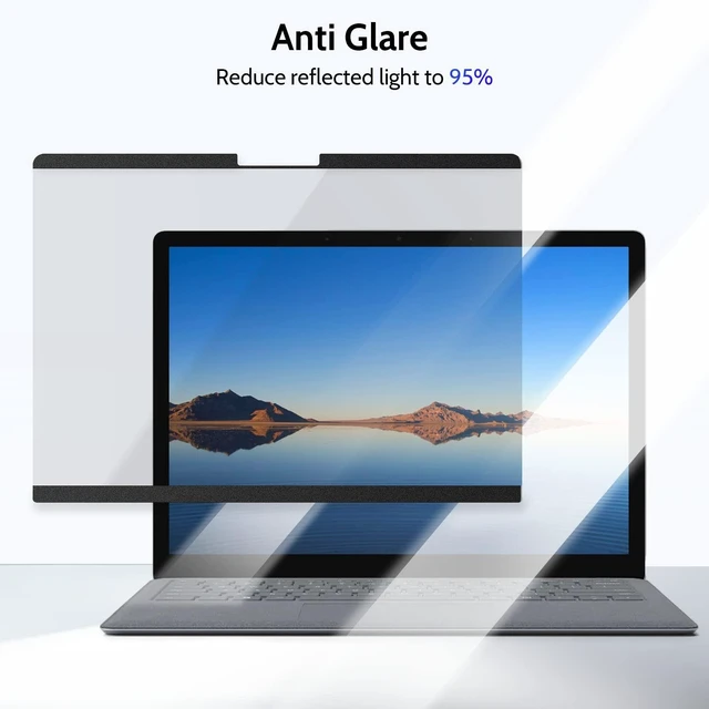 Alt view image 10 of 10 - IPROKKO Magnetic Privacy Screen for 15 inch Surface Laptop 7 Gen (release in 2024), Removable Matte Computer Screen Spy Filter Compatible with Microsoft Laptop, Anti-Glare Blue Light Scratch S