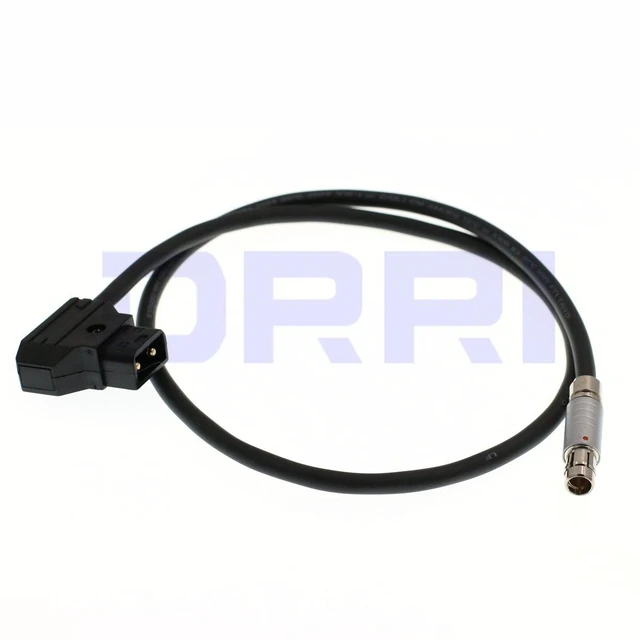 Alt view image 8 of 11 - DRRI 3 Pin Fischer RS Male to Dtap Power Cable for Arri Alexa/TILTA Wireless Focus