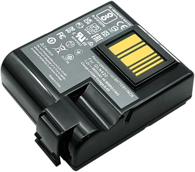 Alt view image 8 of 10 - 6800mAh High Capacity Battery Compatible with Zebra QLN420 ZQ630 Portable Printer - Replacement for P1040687 BTRY-MPP-68MA1-01