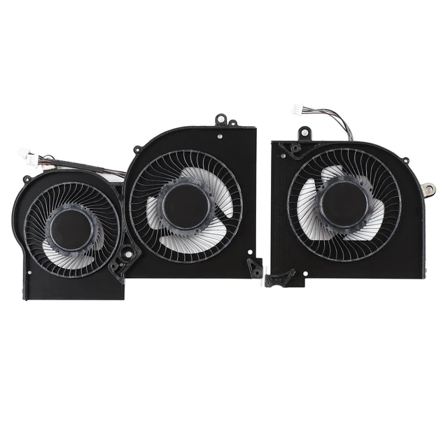 Alt view image 7 of 10 - New CPU+GPU Cooling Fan Replacement for MSI GS65 GS65VR Stealth P65 Creator WS65 MS-16Q4 MS-16Q5 Fan P/N: BS5005HS-U3I BS5005HS-U3J 16Q4-G-CW 16Q4-G-CCW 5V 0.5A