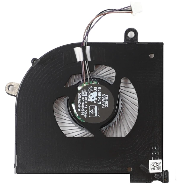 Alt view image 8 of 10 - New CPU+GPU Cooling Fan Replacement for MSI GS65 GS65VR Stealth P65 Creator WS65 MS-16Q4 MS-16Q5 Fan P/N: BS5005HS-U3I BS5005HS-U3J 16Q4-G-CW 16Q4-G-CCW 5V 0.5A