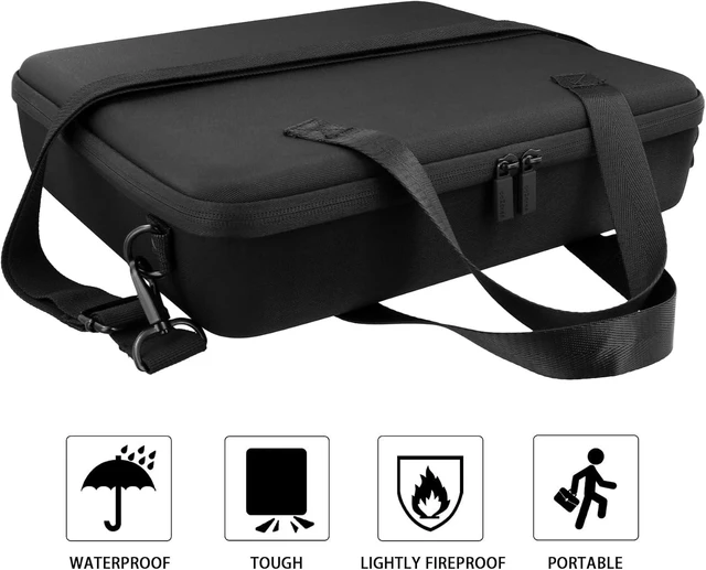 Alt view image 14 of 14 - co2CREA Hard Travel Case Replacement for Canon PIXMA TR160 / TR150 / iP110 Wireless Portable Printer (All Black Case)