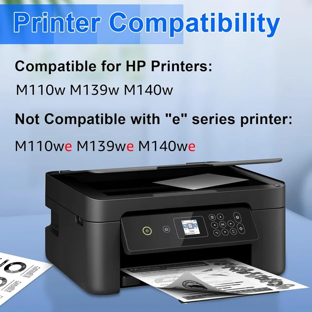 Alt view image 9 of 14 - NineLeaf W1410A with Chip Compatible Toner Cartridge Replacement for 141A Toner Cartridge to use for Laser Jet MFP M140w M139w M110w(2 Pack)
