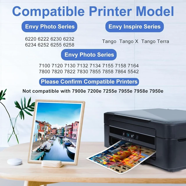 Alt view image 10 of 14 - myCartridge SUPRINT 64XL Ink Cartridge Combo Pack Replacement for HP Ink 64 64XL Black and Color Ink Cartridge Works with Envy Photo 7855 7155 7858 7800 6255 Tango Printer Ink hp 64