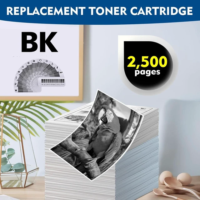 Alt view image 11 of 14 - 60F1000 Black Toner Cartridge(with chip) Replacement for Lexmark MX310,MX410,MX510,MX511,MX610,MX611 Series Printer,High Yield Ink Cartridge Compatible 60F1H00 60F1X00 Toner Cartridge (1 Pack)