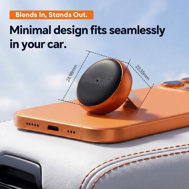 Alt view image 9 of 10 - Carlinkit Mini Ultra 3 Wireless CarPlay Adapter, Wireless Android Auto Adapter, Convert OEM Wired to Wireless Dongle, USB-A/C Plug & Play, Auto-Connect, OTA Upgrade, Orange