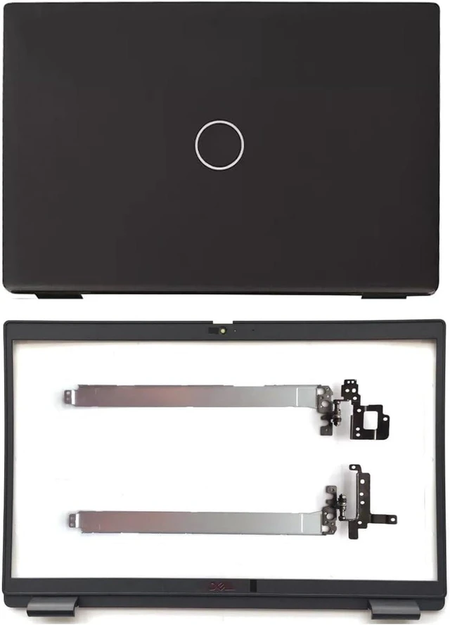 Alt view image 5 of 8 - Jingelmall LCD Back Cover Top Lid Top Case Front Bezel with Hinge Replacement for Dell Latitude 15 3520 E3520 017XCF 04Y37V 0WXN5F 17XCF WXN5F 4Y37V