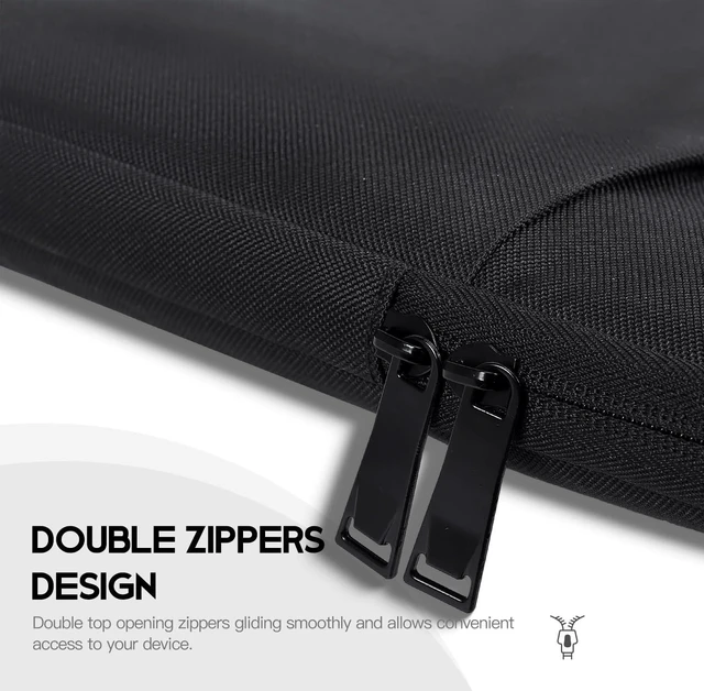 Alt view image 9 of 10 - Portable Monitor Sleeve 23.8 24 Inch, Padded Protective Shockproof Carrying Case Bag for Most 24 inch Portable Monitor(W/t Adjustable Stand) Display Cover with Handle Pocket