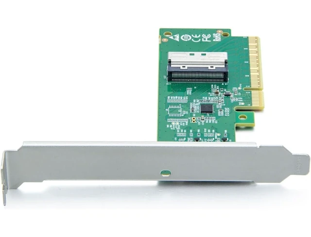 Alt view image 10 of 10 - H!Fiber 1 Port MCIO(74pin) 8i to PCIe X8 Adapter, Gen5 PCIe5.0
