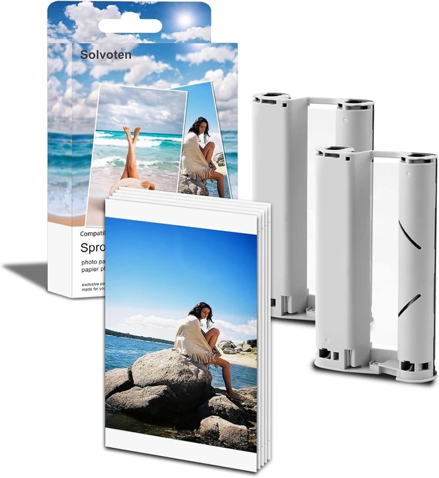 Alt view image 9 of 12 - Sprocket Studio Plus 4 x 6 Photo Paper and Ink Cartridges Compatible with Sprocket Studio Plus printer (Includes 108 Sheets and 2 Cartridges)