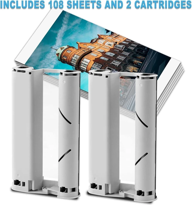 Alt view image 11 of 12 - Sprocket Studio Plus 4 x 6 Photo Paper and Ink Cartridges Compatible with Sprocket Studio Plus printer (Includes 108 Sheets and 2 Cartridges)
