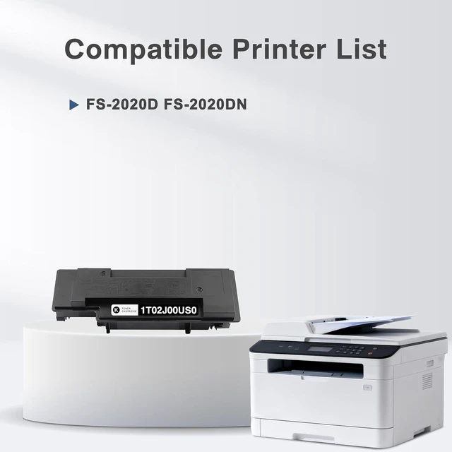 Alt view image 8 of 12 - TK342 TK-342 Toner Cartridge Compatible for Kyocera TK342 TK-342 Black Toner Cartridge 1T02J00US0 Toner for FS-2020D FS-2020DN Printers1 Pack