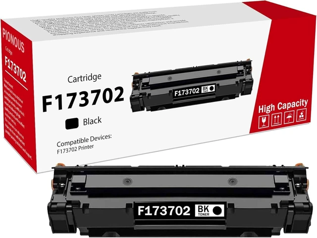 Alt view image 7 of 12 - F173702 Black Toner Cartridge (1-Pack) - PINOS Compatible F173702 Toner Cartridge Replacement for Canon F173702 Black Toner Cartridge Work with F173702 Printer