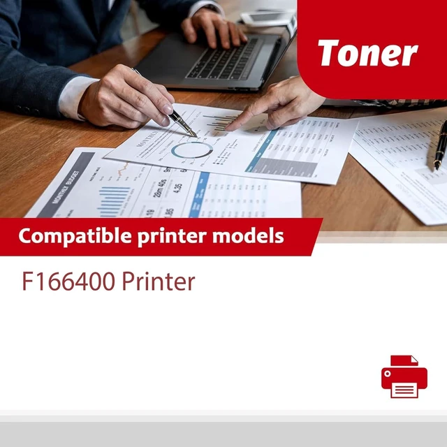 Alt view image 8 of 12 - F166400 High Yield Toner Cartridge (1-Pack) - Compatible Replacement for Canon - Works with imageCLASS Printers Using F166400 Toner