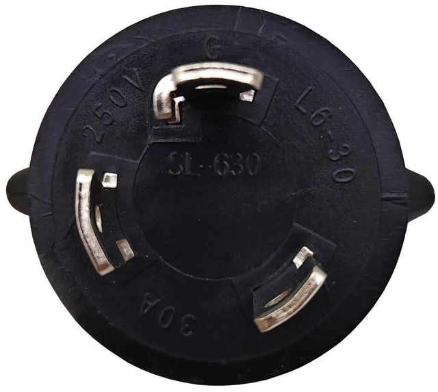 Alt view image 8 of 10 - Parkworld NEMA L6-30P to C19 Adapter Power Cord (12FT)