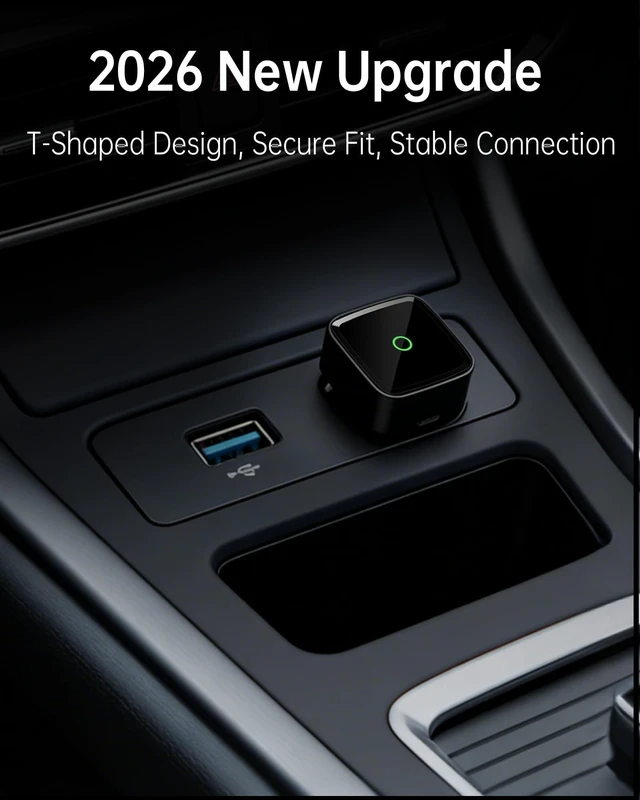 Alt view image 7 of 10 - ONINCE Wireless CarPlay Adapter USB C (2026 Upgrade), Convert Factory Wired CarPlay to Wireless, Plug & Play, 5s Auto Reconnect, for Cars with Factory Wired CarPlay
