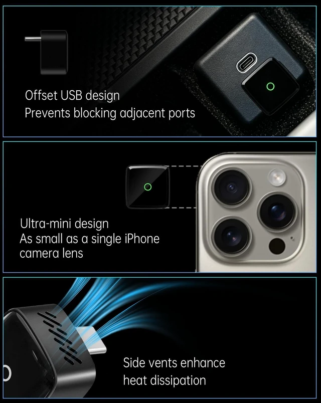 Alt view image 8 of 10 - ONINCE Wireless CarPlay Adapter USB C (2026 Upgrade), Convert Factory Wired CarPlay to Wireless, Plug & Play, 5s Auto Reconnect, for Cars with Factory Wired CarPlay