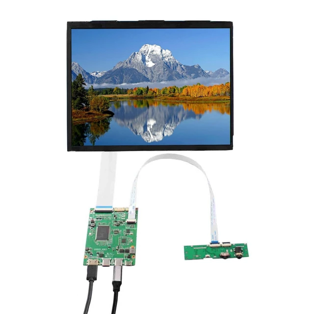Alt view image 6 of 10 - VSDISPLAY 9.7 Inch IPS LCD Screen 2048x1536 9.7'' LP097QX1/LTL097QL01/HQ097QX1 with USB-C LCD Controller Board VS-RTD2556HC-V2