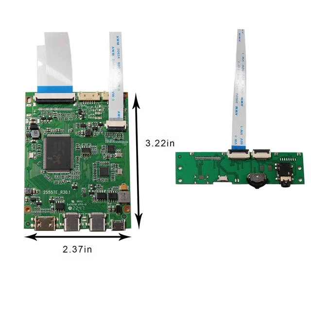 Alt view image 7 of 10 - VSDISPLAY 9.7 Inch IPS LCD Screen 2048x1536 9.7'' LP097QX1/LTL097QL01/HQ097QX1 with USB-C LCD Controller Board VS-RTD2556HC-V2