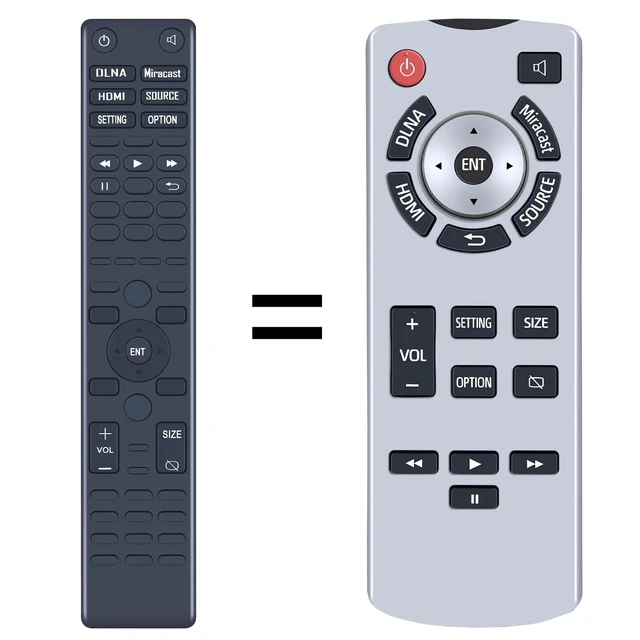 Alt view image 4 of 6 - PZL New Replacement Remote Control for 2021 2022 2023 Toyota Sienna Rear Seat Entertainment DVD 86170-45050 86170-08040