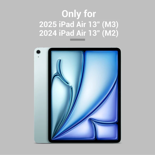 Alt view image 7 of 10 - MAGEASY CoverBuddy Lite for M3/M2 iPad Air 13" (2024-2025-2025) - iPad Air Case Compatible with Magic Keyboard - Black (1.2)