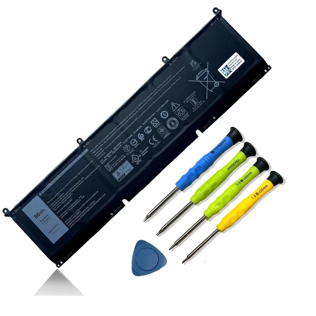 Alt view image 6 of 10 - Mobik 86Wh 69KF2 6-Cell Battery Replacement for Dell XPS 15 9500 9510 9520 G15 5510 5511 5515 5520 5521 Precision G5 G7 G16 M15 R3 R4 R5 R6 R7 M17 R3 R4 Inspiron 7510 7610 7620 P87F P91F 8FCTC 11.4V