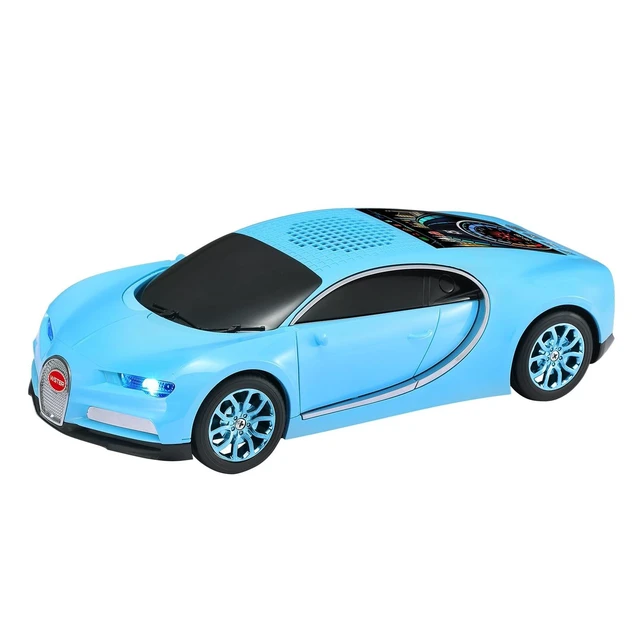 Alt view image 6 of 10 - WSTER Luxury Sports Car Model Bluetooth Speaker with HD Sound, TWS Stereo Pairing, Display Screen, Built-in Microphone, Unique Bluetooth Car Speaker for Home, Party, Outdoor & Beach (Blue)