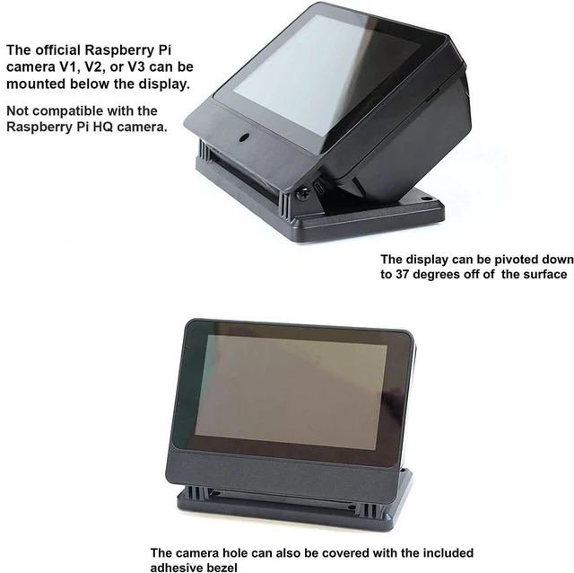 Alt view image 10 of 10 - SmartiPi Touch Pro 2 for Raspberry Pi 4 and 5 (Large - with External Micro SD Card Access)