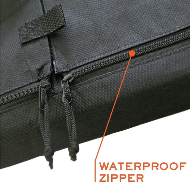 Alt view image 8 of 10 - Outdoor TV Cover 80-85 inch - WITH ZIPPER, Weatherproof, Waterproof 360 degrees protection, Soft Non Scratch Interior - Black