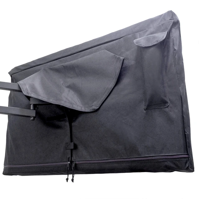 Alt view image 6 of 10 - Outdoor TV Cover 80-85 inch - WITH ZIPPER, Weatherproof, Waterproof 360 degrees protection, Soft Non Scratch Interior - Black
